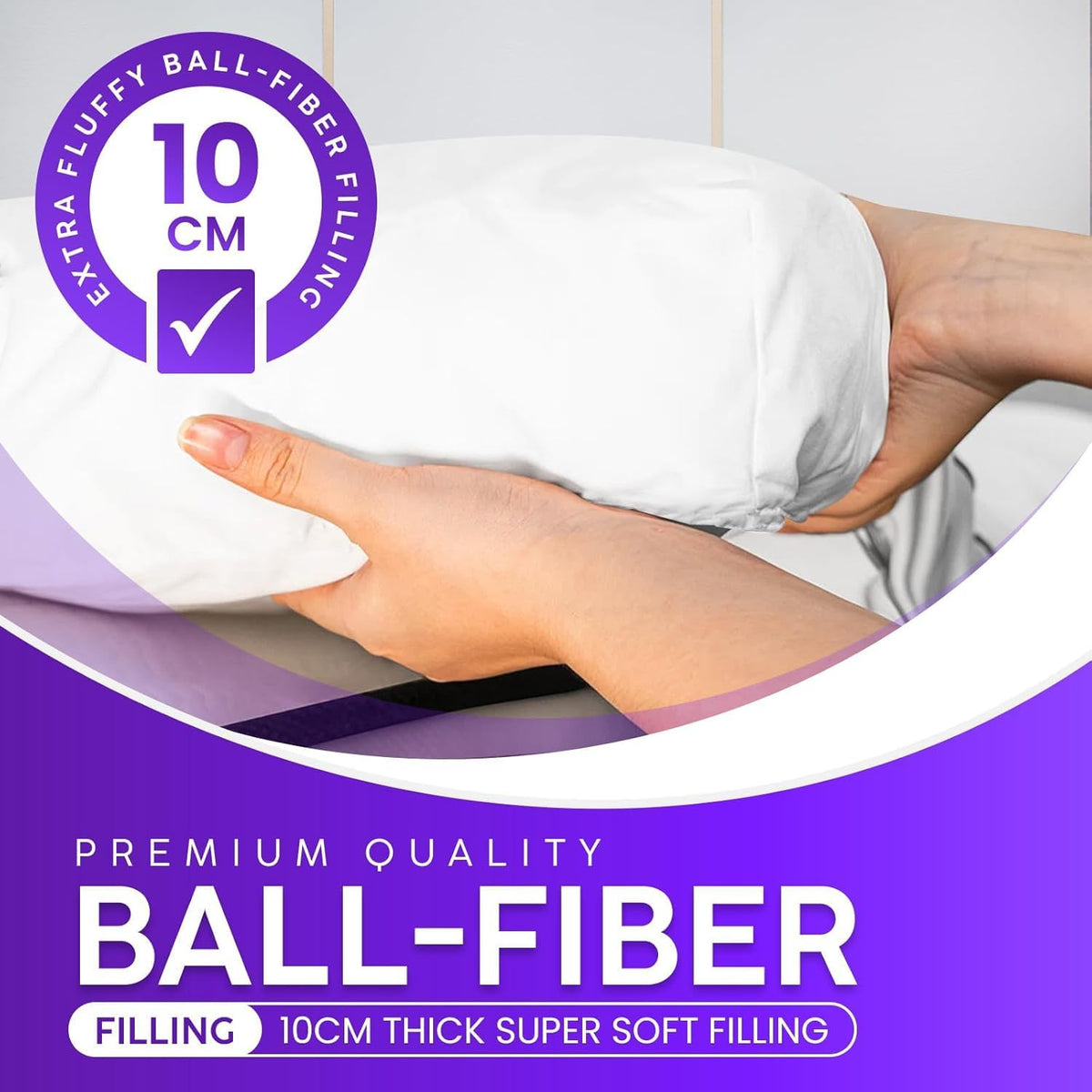 Single Mattress Topper - 10cm Thick 1200 GSM