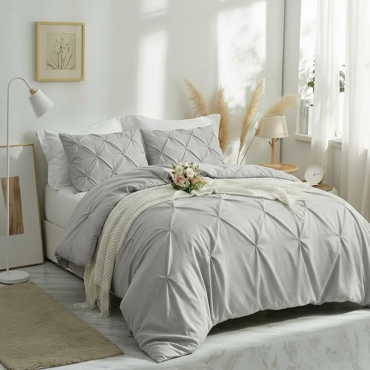 Comforter Cover Set Pintuck