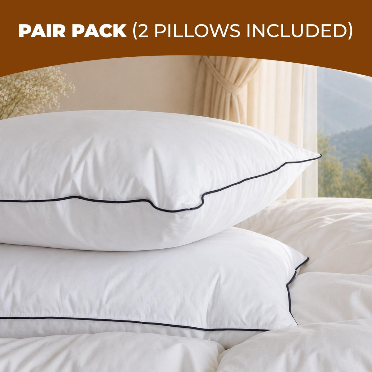Hotel Filled Pillow Pack of 2