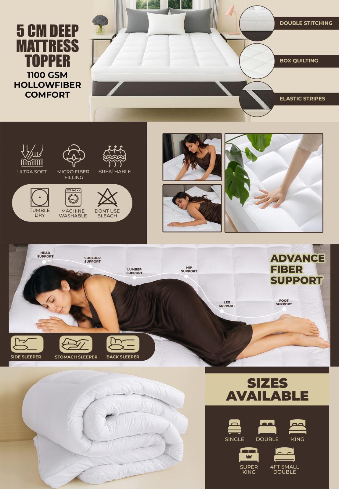 Mattress Topper White